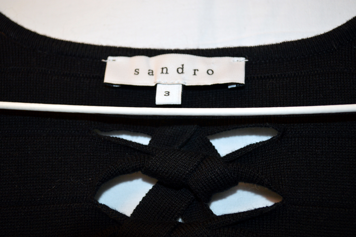 Robe SANDRO noire Taille 3